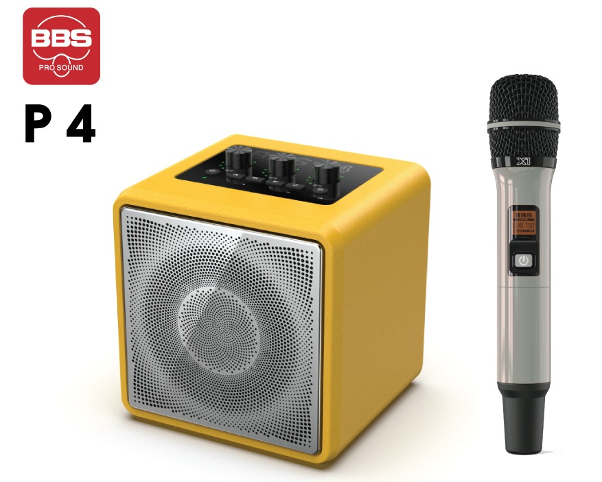 Loa xách tay Mini Karaoke BBS P4, Bass 4in